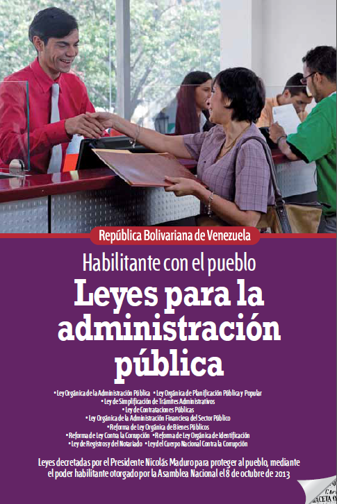 Leyes para la administración pública