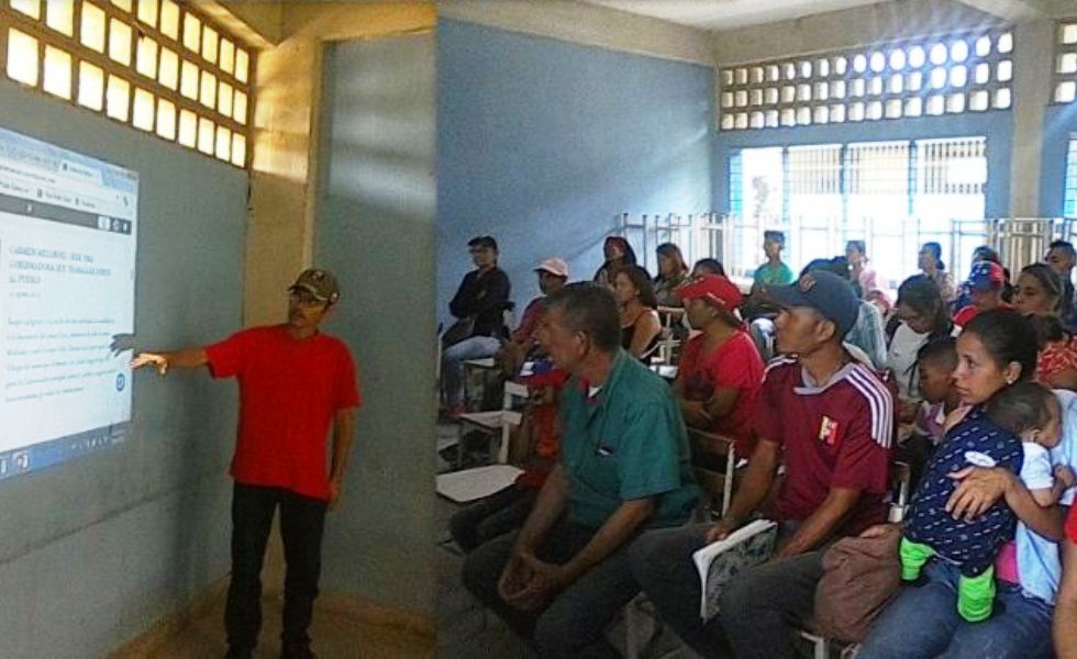 Comunicadores CLAP de la parroquia Tamaca (Lara) se reunieron el el Liceo Bolivariano de la localidad